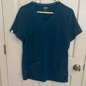 Scrubstar Women's Teal Short Sleeve Scrub Top